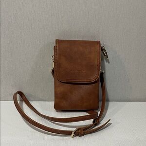 Brown Leather Crossbody Bag